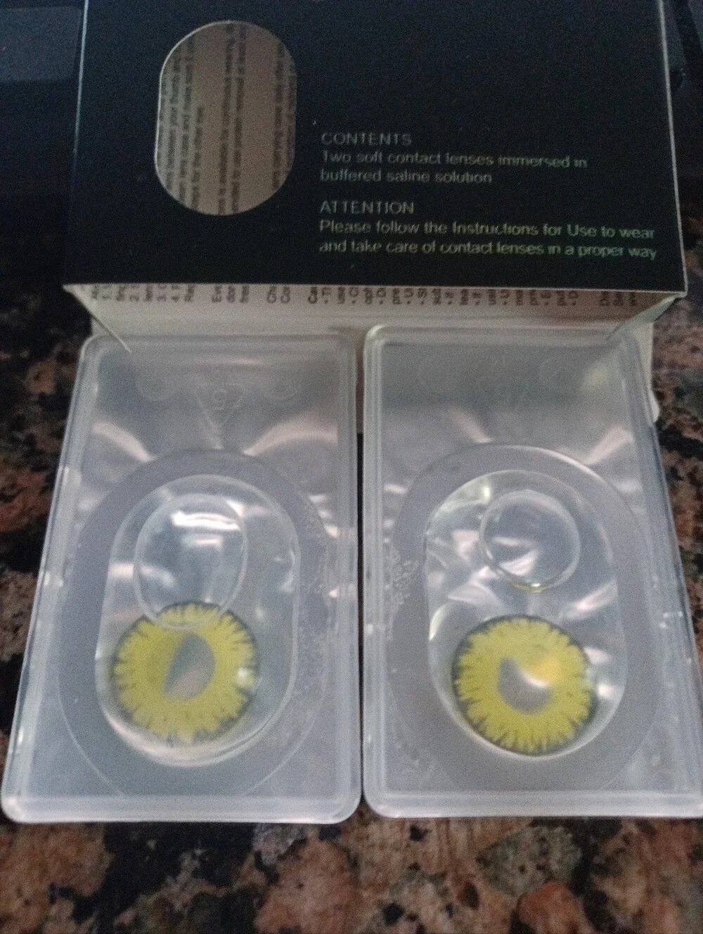 Yellow Color Eye Wear Lenses - Costume Enhancements